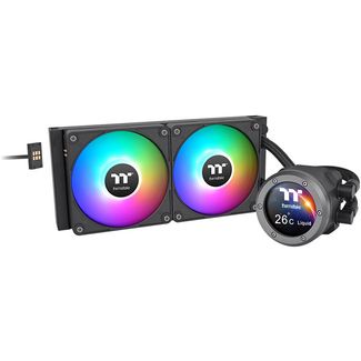 Thermaltake CL-W416-PL14SW-A TH280 V2 UEX ARGB Sync All-In-One Liquid CPU Cooler Black