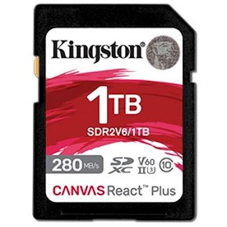 Kingston SDR2V6/1TB Canvas React Plus SDXC Card 1TB