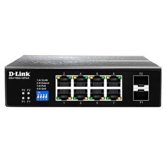 D-Link DIS-F100G-10PS-E 10-Port Unmanaged PoE Switch