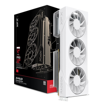 XFX RX-97GRE29W7 Swift Radeon RX 9070GRE White Triple Fan Gaming Edition 12GB GDDR6 Graphics Card