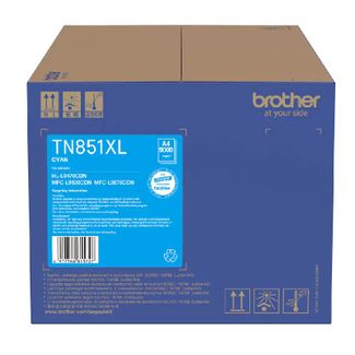 Brother TN-851XLC TN-851XL Cyan Toner Cartridge