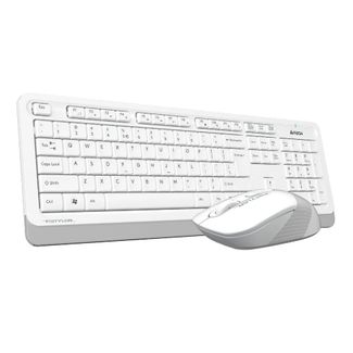 A4tech ERACA703 FG1010S Fstyler Wireless Keyboard & Mouse Combo Set ( FG10S Silent Click+FGK10) USB White