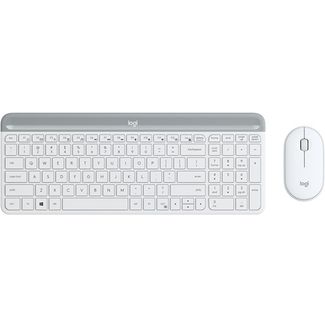 LOGITECH 920-009183 MK470 Slim Wireless Keyboard And Mouse Combo,White 