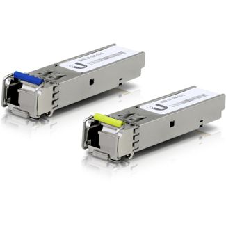 Ubiquiti UACC-OM-SM-1G-S UFiber 1Gbps Bidirectional Single Mode SFP Module 2-Pack