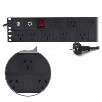 Serveredge SEDG-12P-GPO 2RU Basic 12 Port PDU 3Pin AUS GPO Output 3 PIN Aus Plug Inpupt 10A 240V