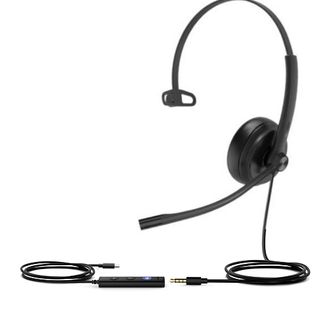 Yealink TEAMS-UH34SE-M-C Teams Certified Mono USB-C Wideband Noise Cancelling Headset