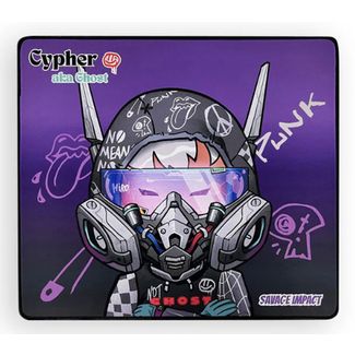 Bloody ERBPA703 BP-45W x Savage Waterproof Mouse Pad - Cypher Ghost