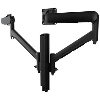 Atdec AWMS-2-D40-F-B Modular Dual Dynamic Arm Black