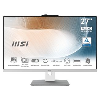 MSI Modern AM272P 12M-1049AU All-in-One Desktop PC 27" FHD i7-1255U 16GB 1TB W11H White