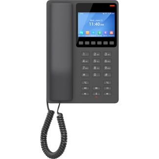 Grandstream GHP631 Desktop Hotel Phone 3.5" Color LCD PoE Black