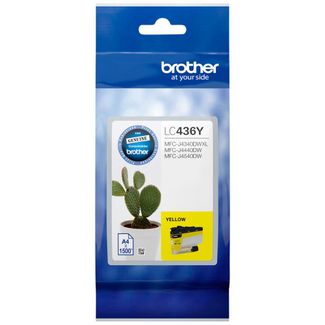 Brother LC-436Y LC-436 INKvestment Yellow Ink Cartridge