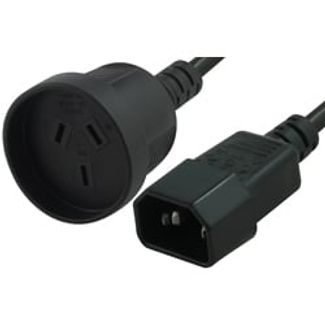 Comsol IEC-3F-.15 15cm Power Cable IEC-C14 - 3PIN AUS (F) for UPS