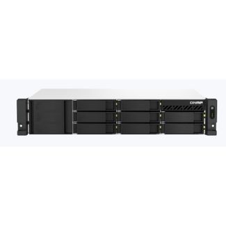QNAP TS-873AeU-4G 8-bay short-depth rackmount NAS AMD Ryzen V1000 series V1500B 4C/8T 2.2GHz 4GB DDR4 SODIMM RAM 3y wty (no RAIL)