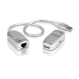 Aten UCE60-AT USB 2.0 Cat 5 Extender up to 60m suppoer 12Mbps or 1.5Mbp