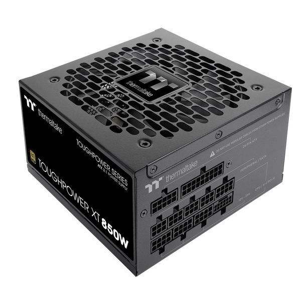 Thermaltake PS-TPX-0850FNFAGA-1 Toughpower XT 850W 80+ Gold PCIe Gen 5.1 ATX 3.1 Fully Modular Power Supply Black