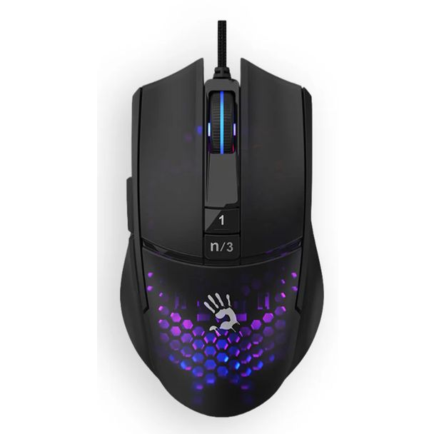 Bloody ERBMA715 L65 Max Activated Lightweight RGB Gaming Mouse Honeycomb