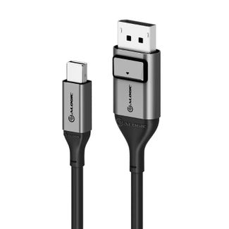 Alogic ULMDPDP03-SGR Ultra 8K Mini DisplayPort to DisplayPort cable V1.4 3m - Space Grey