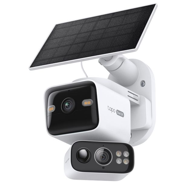 TP-Link TC93D KIT Solar-Powered Dual-Lens Pan/Tilt Security Camera Kit