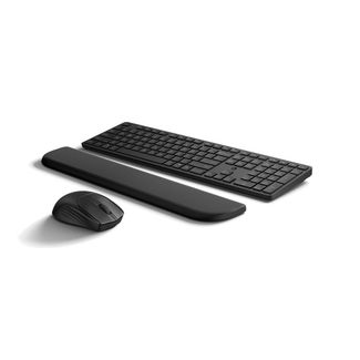HP BD5F3AA Multi-Device Dual-Mode Mouse and Keyboard Combo with Palm Rest 585C