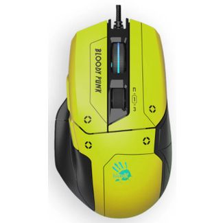 Bloody ERBMA710 W70 Max Activated Esport Gaming Mouse Punk Yellow