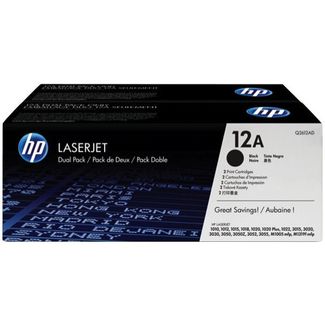 HP Q2612AD 12A BLACK (2 PACK) CARTRIDGE 