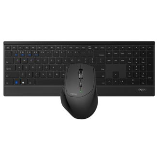 Rapoo 9500M Bluetooth 2.4G Wireless Multi Mode Keyboard and Mouse Combo