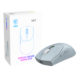MSI Forge GM340 Wireless Sky Gaming Mouse