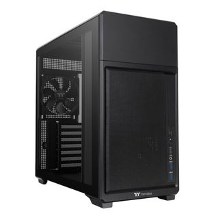 Thermaltake CA-11M-00M1WN-00 TR300 Tempered Glass Mid Tower Case Black Edition
