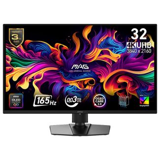 MSI MAG 322UP QD-OLED E16 31.5" UHD 165Hz HDR400 FreeSync Premium QD-OLED Gaming Monitor