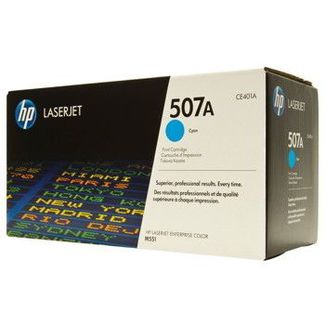 HP 507A Cyan Original LaserJet Toner Cartridge (CE401A)