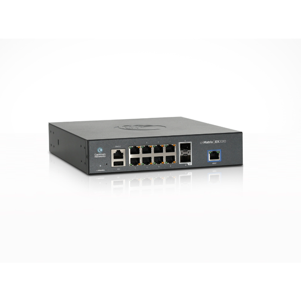 Cambium MX-EX2010xxA-N cnMatrix EX2010, Intelligent Ethernet Switch, 8 1G and 2 SFP fiber ports