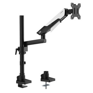 Humanmotion Humanex TX02-1PB Single Gaming Inverted Monitor Arm Matte Black/White