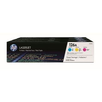 HP CF341A 126A CYM TRI-PACK LJ CARTRIDGE 