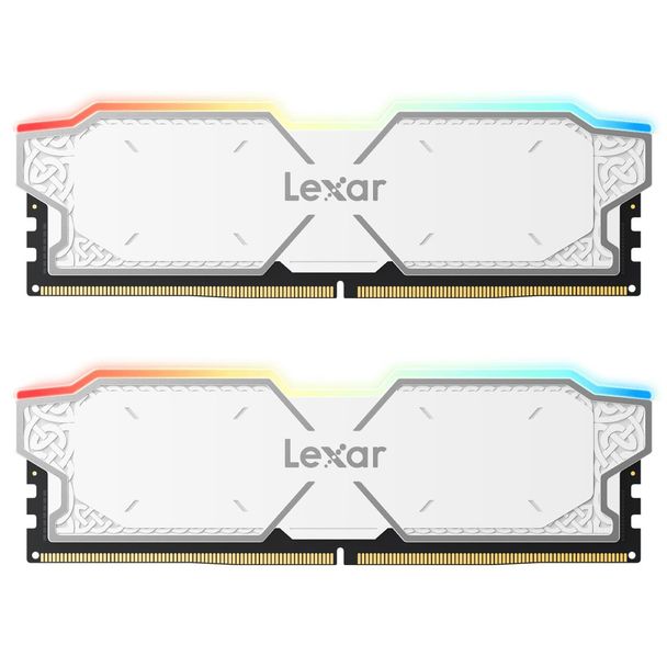 Lexar LD5U16G60C38AG-RGD Thor RGB 32GB (2x 16GB) CL38 6000MHz DDR5 Desktop Memory White