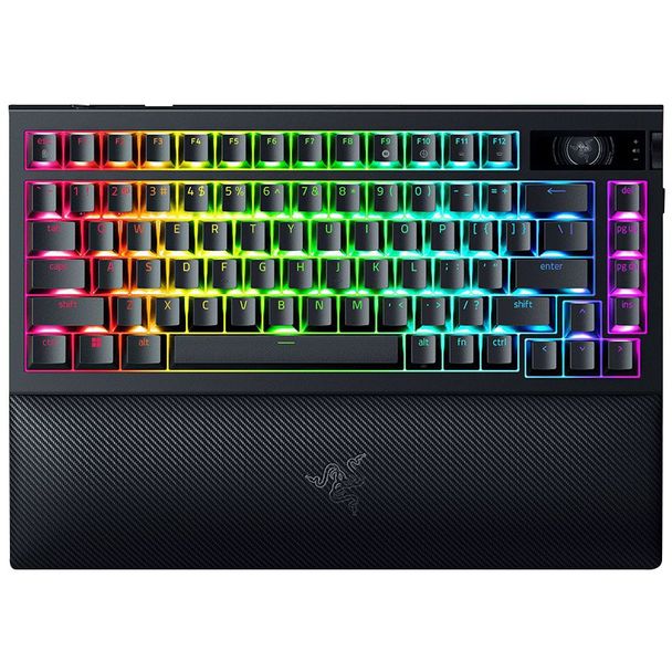 Razer RZ03-05130100 BlackWidow V4 Pro Hot-Swappable RGB Mechanical Gaming Keyboard Tactile Switches
