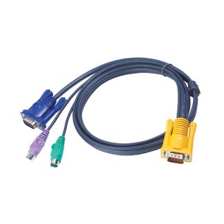 ATEN 2L-5202P PS/2 KVM Cable with 3 in 1 SPHD 1.8m