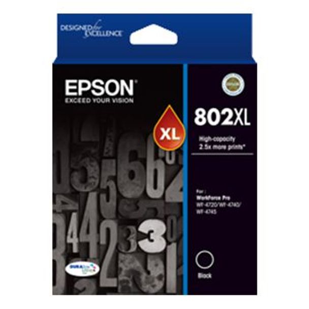 Epson C13T356192 802 Black XL ink Cartridge