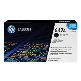 HP CE260A 647A BLACK LJ TONER CART CE260A