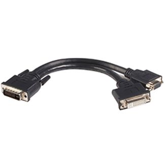 Comsol DVI-DH-01 20cm DVI-I(M) to DVI-D(F) & VGA(F) Splitter Cable