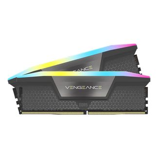 Corsair CMH32GX5M2E6000Z36 VENGEANCE RGB DDR5 32GB (2x16GB) 6000MT/s CL36 1.4V AMD EXPO Memory Grey