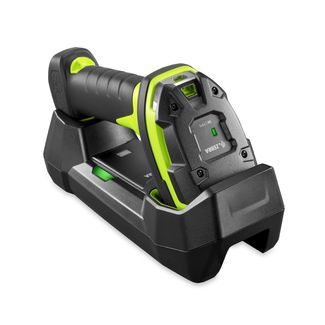 Zebra LI3678-ER3U-42A0S1W LI3678 Black/Industrial Green Extended Range 1D Handheld Rugged Barcode Scanner Kit