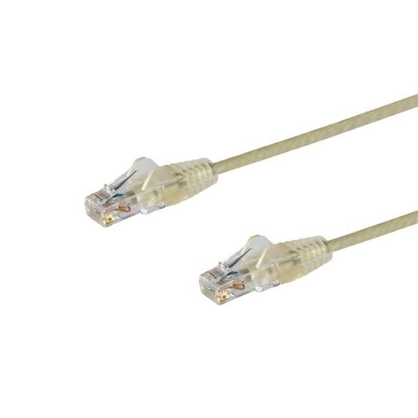 Startech N6PAT150CMGRS 1.5m Cable Grey Slim CAT6 Patch Cord