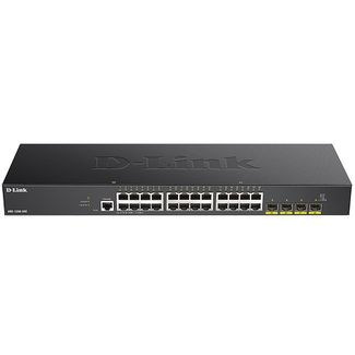D-Link DGS-1250-28X 28-Port Gigabit Smart Managed Switch with 24 RJ45 and 4 SFP+ 10G Ports