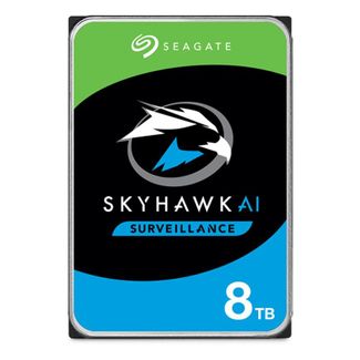 SEAGATE ST8000VE001 SKYHAWK SURVEILLANCE AI INTERNAL 3.5" SATA DRIVE, 8TB, 6GB/S, 7200RPM, 3YR WTY