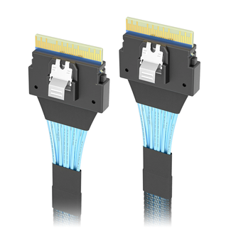 Cruxtec SSL-SFF8I-08BK SlimSAS SFF-8654 8i Cable