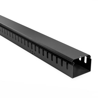 Serveredge CMR-45UVS-2P100 45RU METAL Single Sided Vertical Cable Manager for 4 Post & 2 Post Racks - Black colour