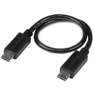 Startech UUUSBOTG8IN 8in Micro USB to Micro USB OTG Cable M/M 20cm