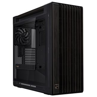 ASUS PROART PA602 WOOD TG PWM BLACK Tempered Glass Panel Mid Tower E-ATX Case
