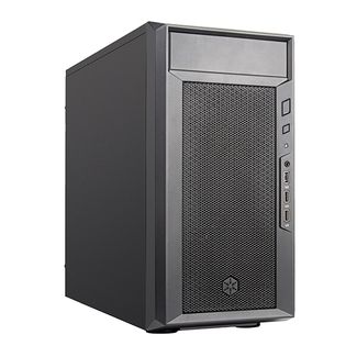 Silverstone SST-FA311-B Fara 311 mATX Case no PSU