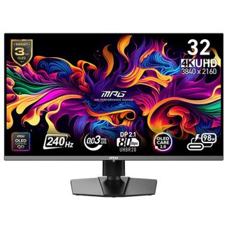 MSI MPG 322URX QD-OLED 31.5" UHD 240Hz Gaming Monitor